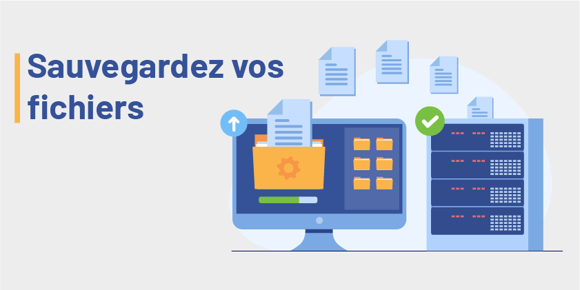 Que faire quand on a cliqué sur un lien douteux ? Sauvegardez vos fichiers