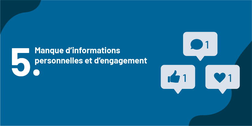 Détecter un faux profil LinkedIn : manque d’informations personnelles et d’engagement