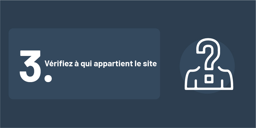 Identifiez le propriétaire du site web